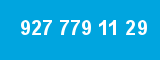 927 779 11 29